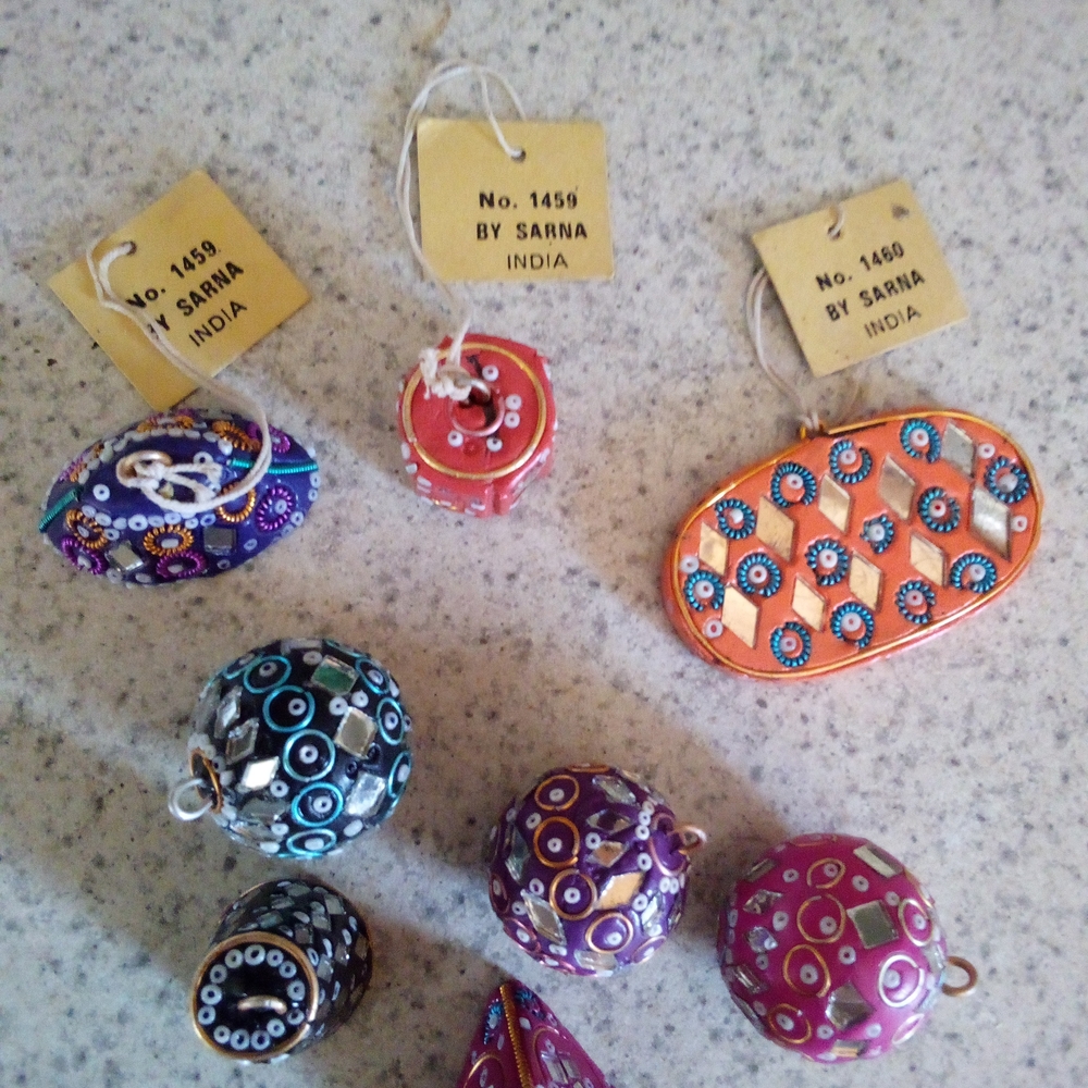Colorful Handcrafted Ornaments by Sarna